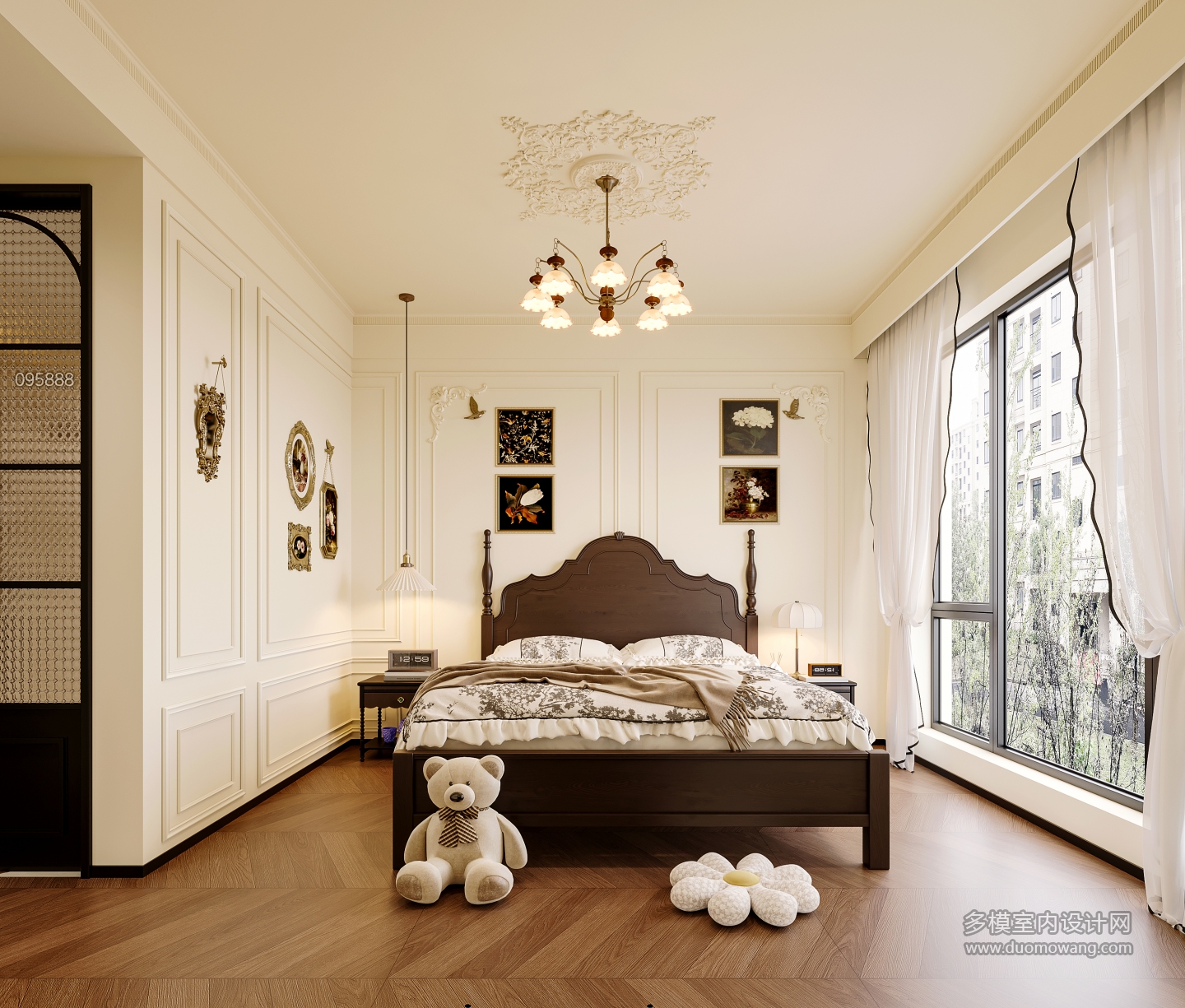 法式小女儿房透视