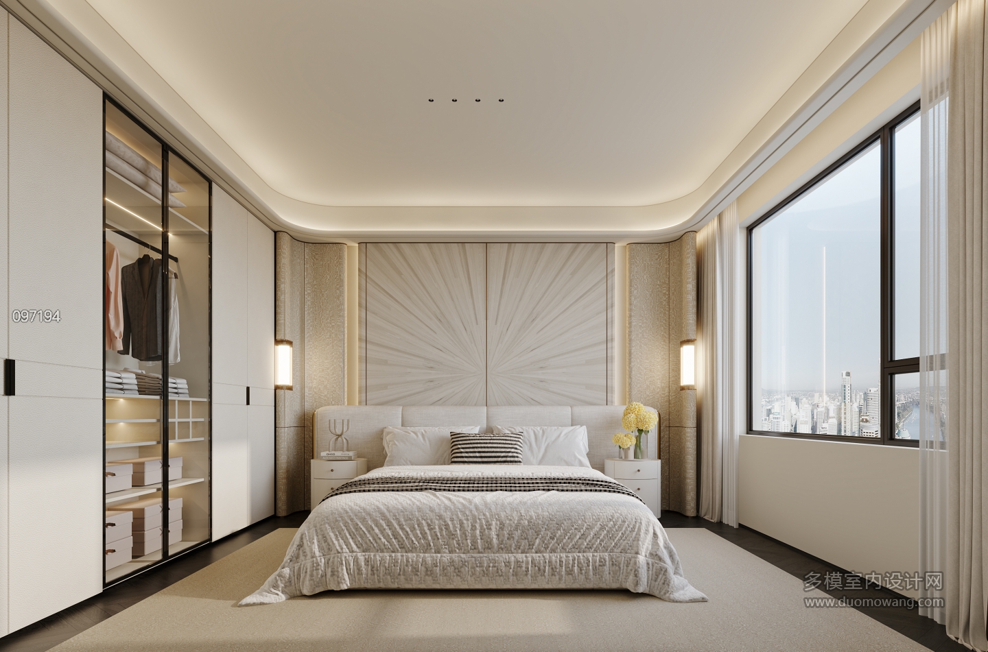 现代轻奢北卧特写