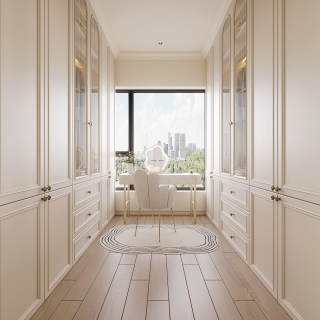 法式主卧衣帽间