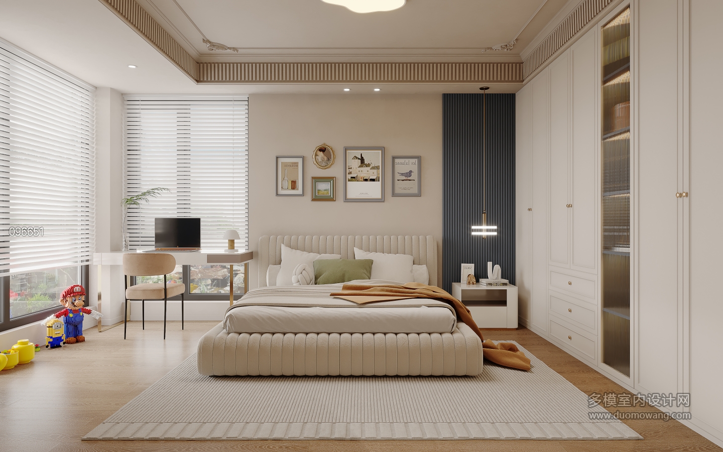 法式男孩房特写