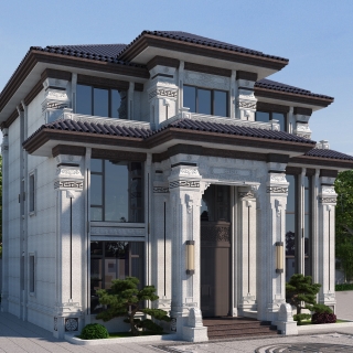 903富贵白金别墅透视