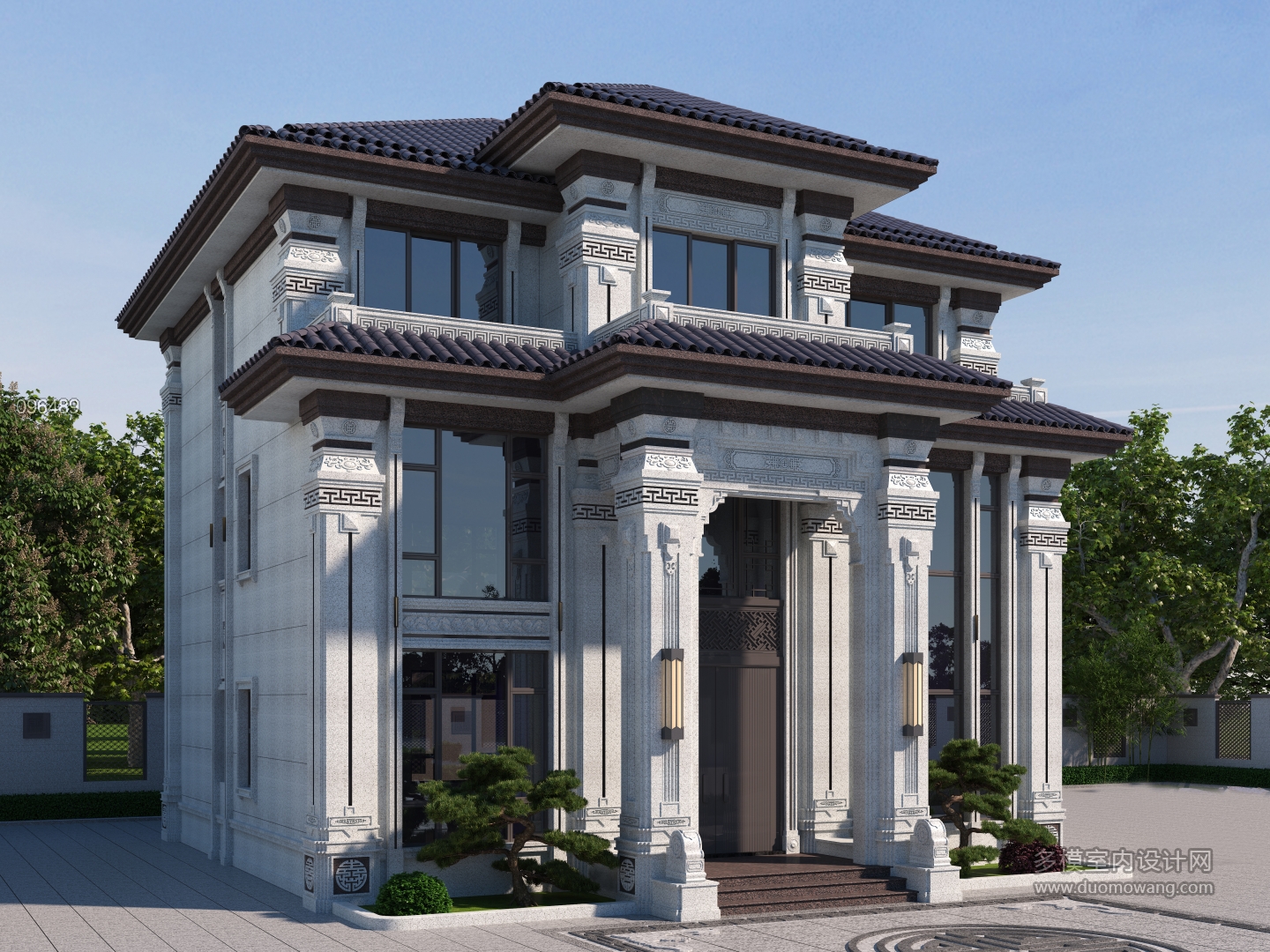 903富贵白金别墅透视