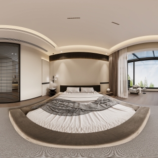 意式二楼卧室-全景