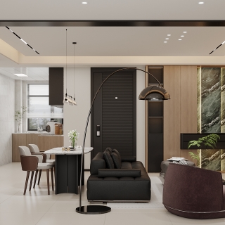 现代-客厅特写1