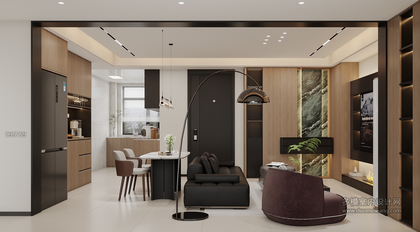 现代-客厅特写1