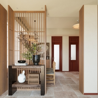 美式自然风门厅