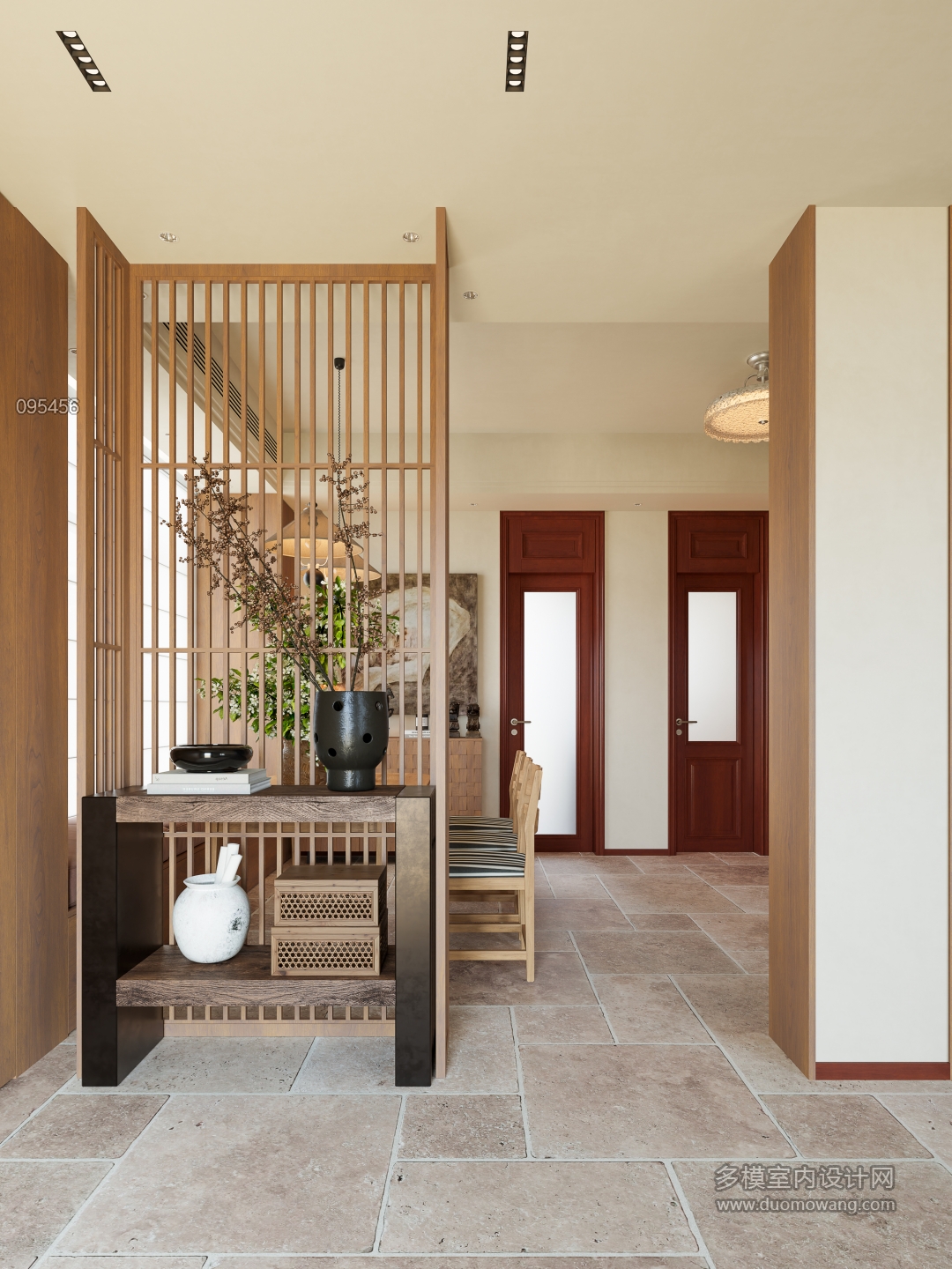 美式自然风门厅