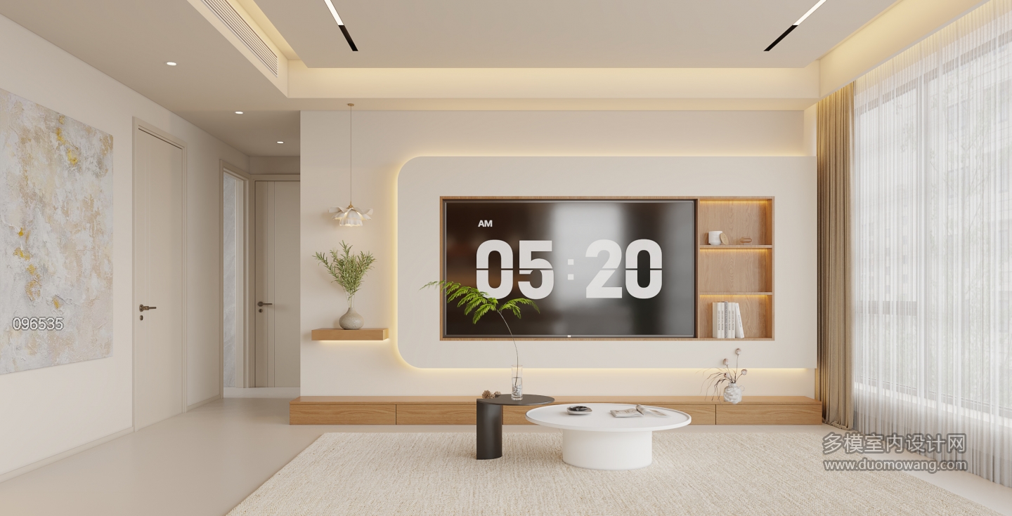 中古客餐厅_电视墙