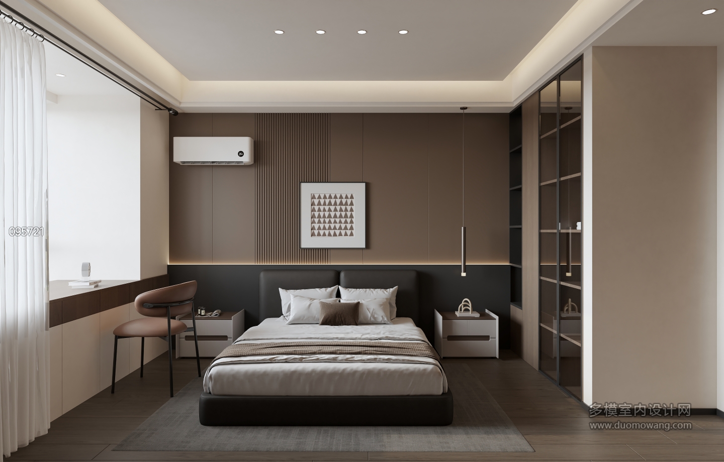 现代 意式 次卧 单张