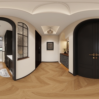 法式中古风门厅全景1