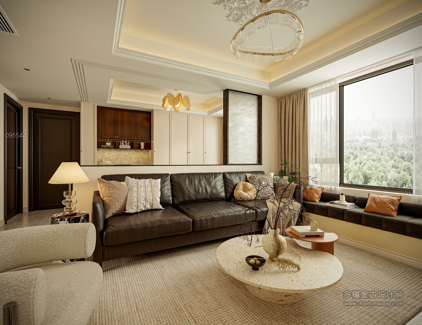 简欧家装沙发45度