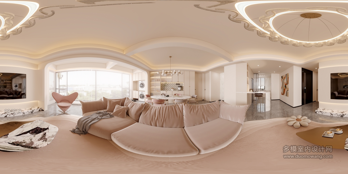 法式客餐厅全景