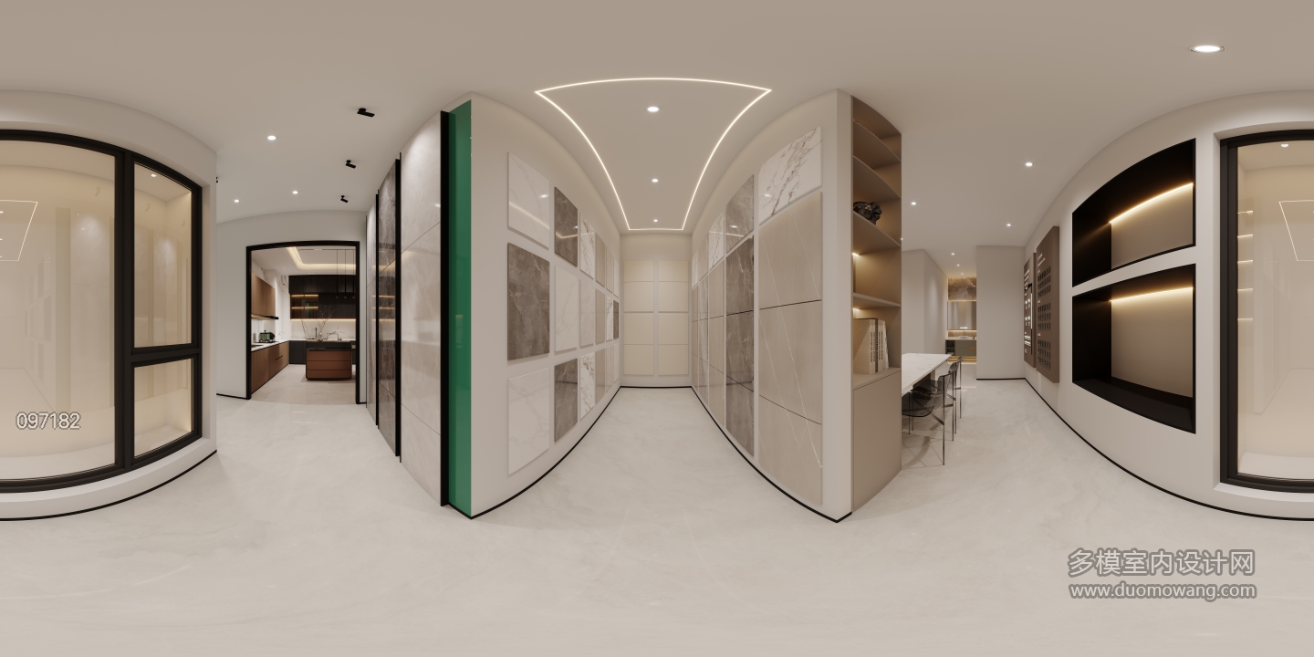 现代铝合金窗展示区