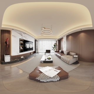 1现代意式客餐厅全景