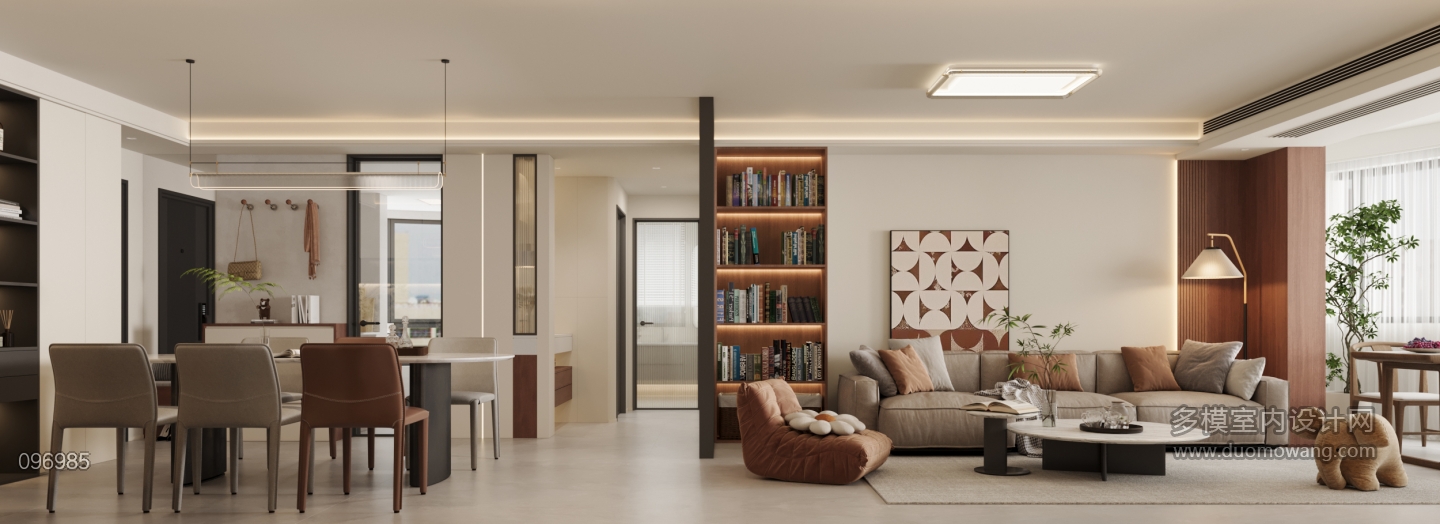 现代轻奢客餐厅01