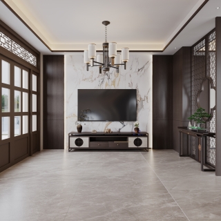 新中式客厅特写 (1)
