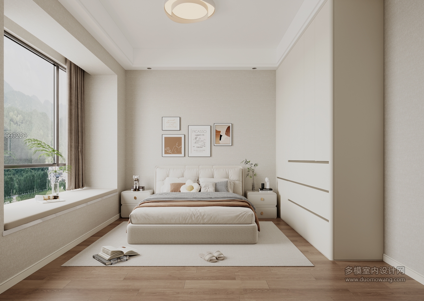 现代女儿房特写