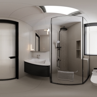 现代二楼卫生间