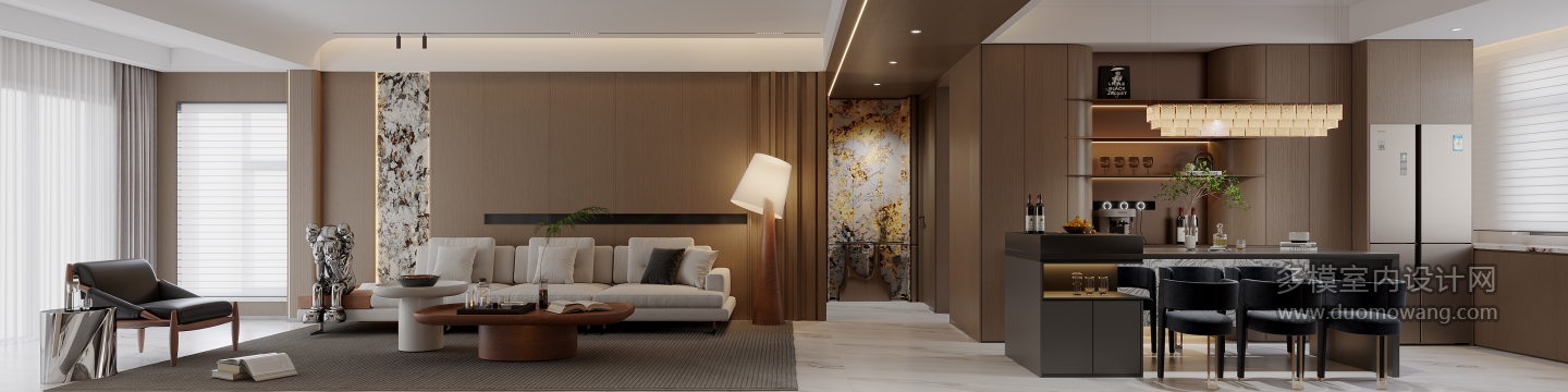 现代客厅沙发背景墙