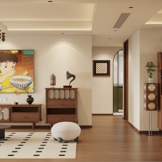 2现代中古风电视面