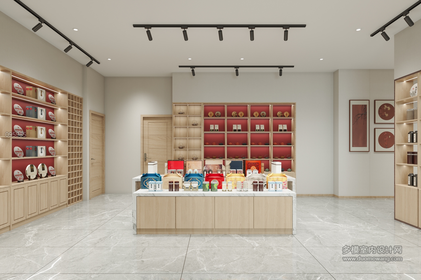 新中式茶叶店小展厅