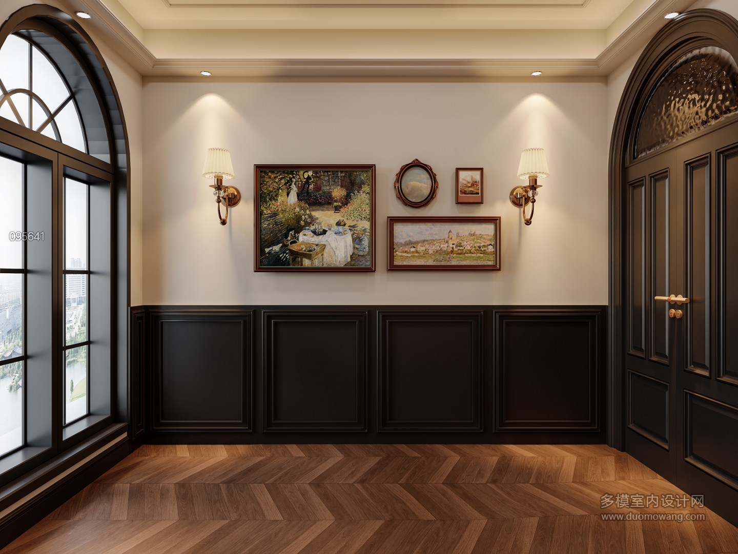 法式复古 3楼玄关静态