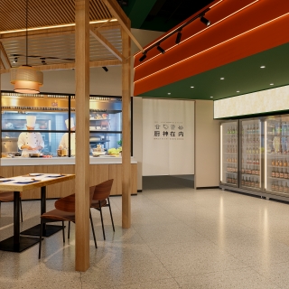 现代东北菜大厅