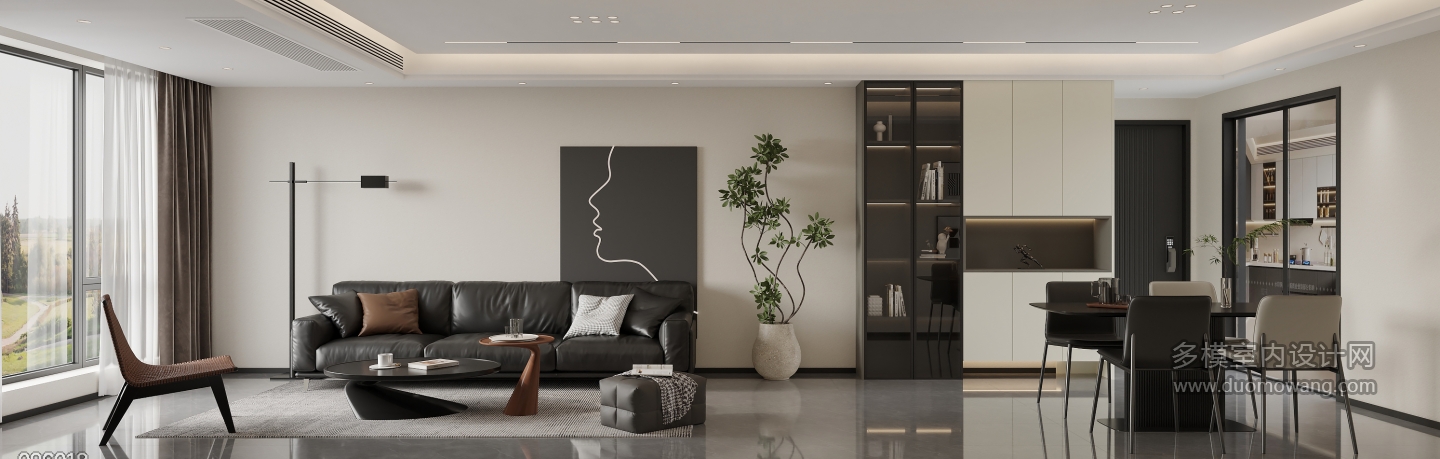 现代 客餐厅 单张2