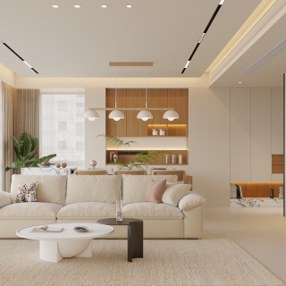 中古客餐厅_沙发墙