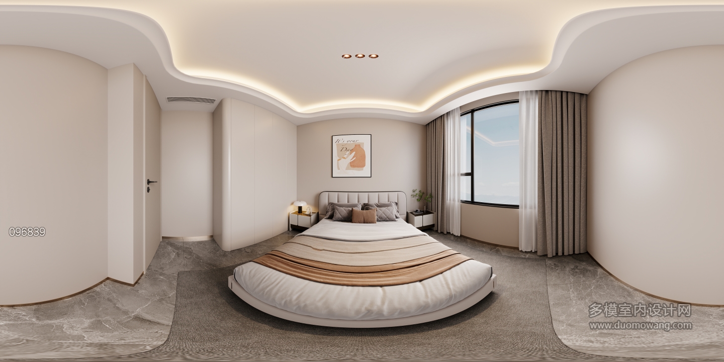 现代客卧全景
