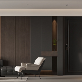 现代客餐厅沙发面