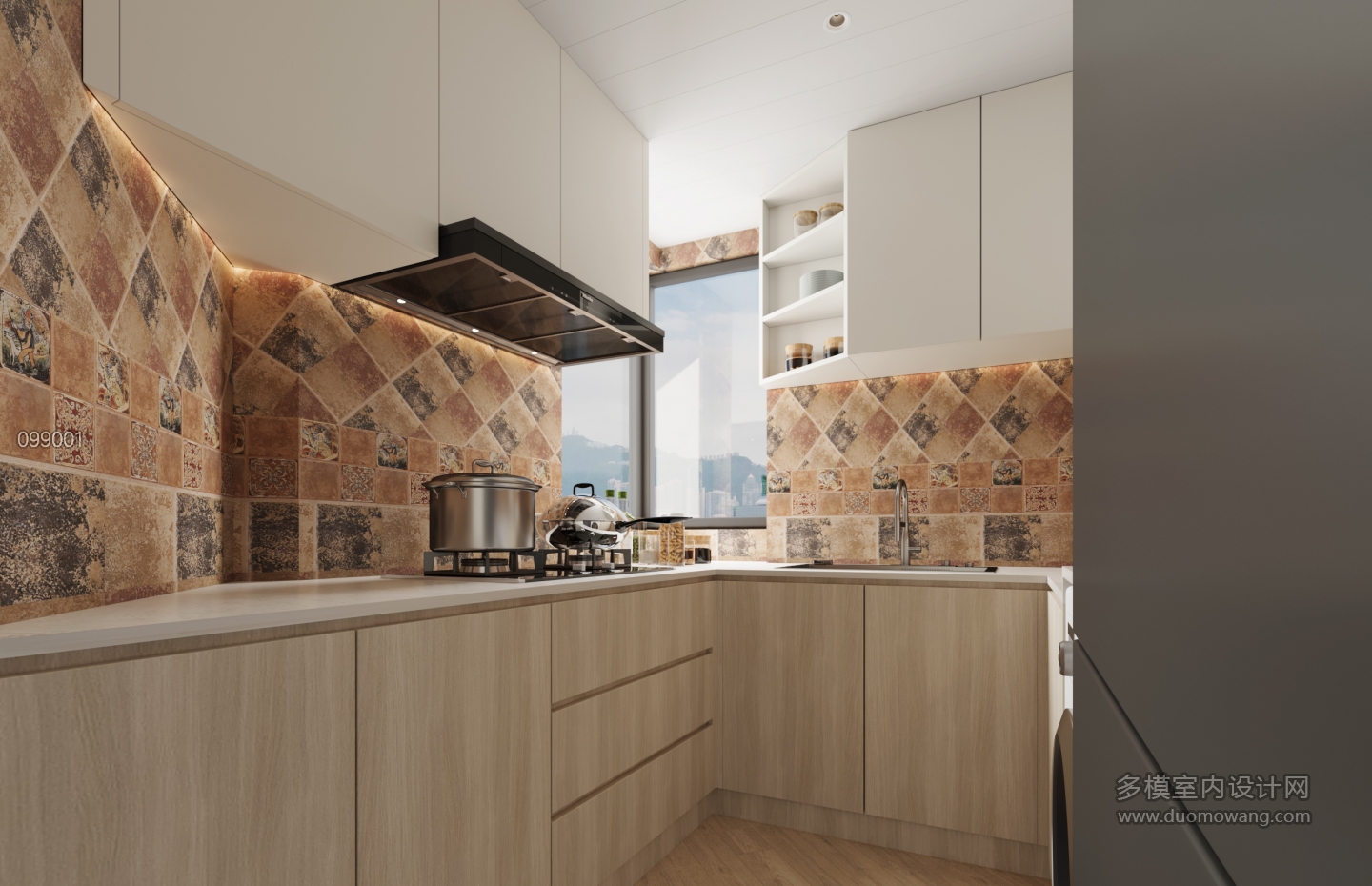 现代简约厨房01