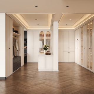 法式主卧衣帽间