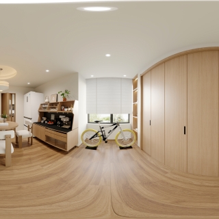 日式健身区全景