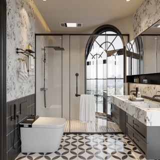 法式复古 3楼 卫生间静态