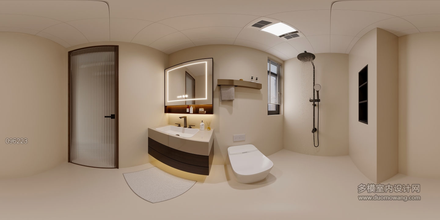 新中式主卫全景