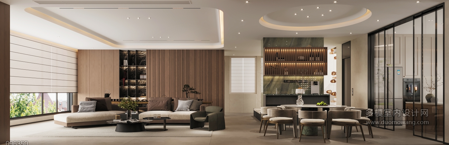 二楼客厅沙发背景