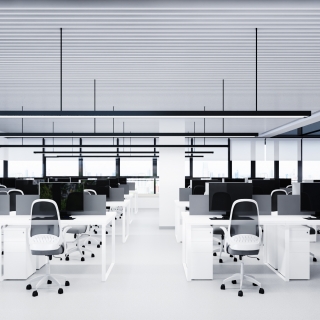 现代广角公共办公室