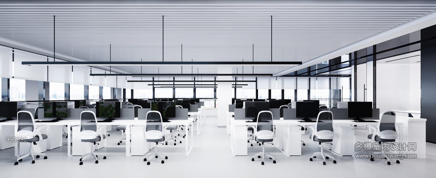 现代广角公共办公室