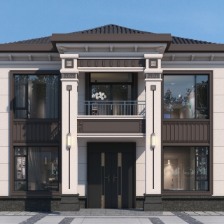 新中式别墅外观