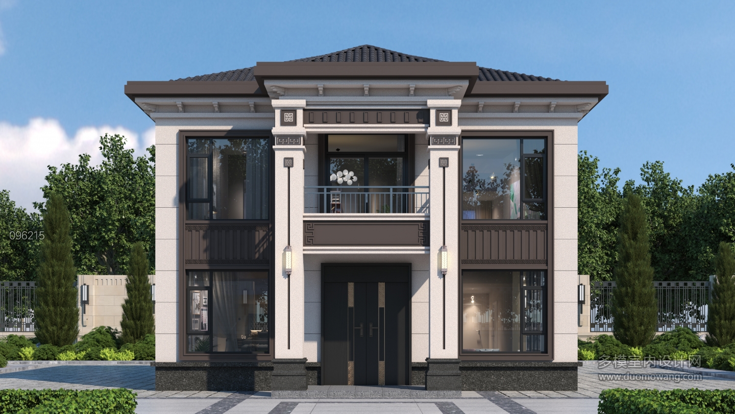 新中式别墅外观