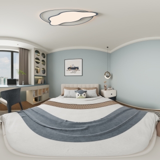 现代儿童房01全景