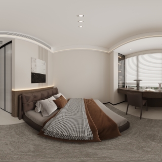 现代一楼主卧全景