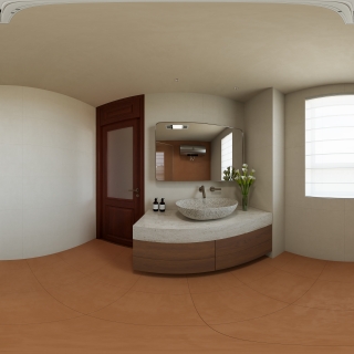 美式自然风主卫360