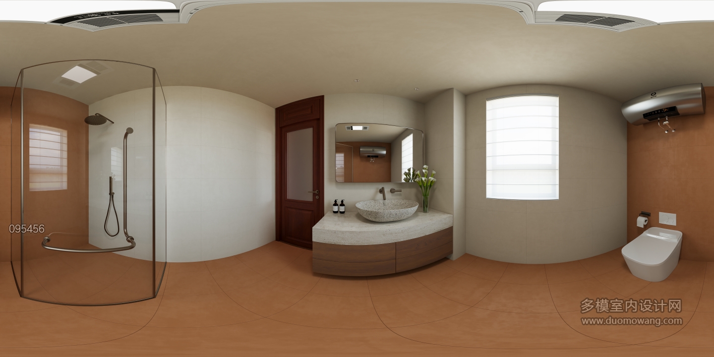 美式自然风主卫360