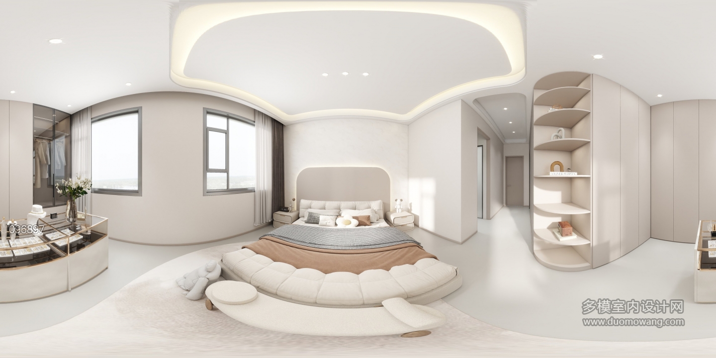 现代简约主卧
