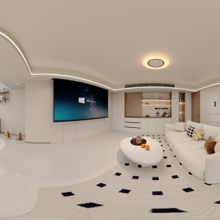 奶油风格-娱乐室