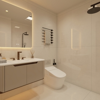 现代负二楼卫生间