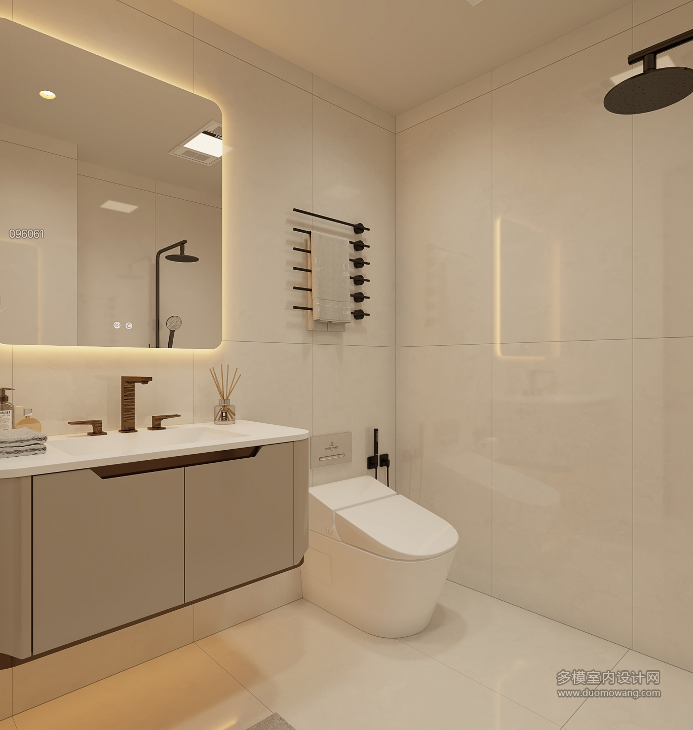 现代负二楼卫生间