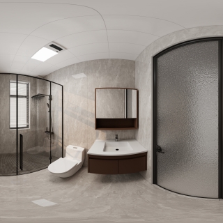 新中式一楼卫生间